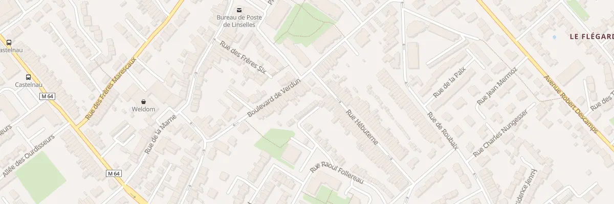 Plan du 31 Bd de Verdun à Linselles