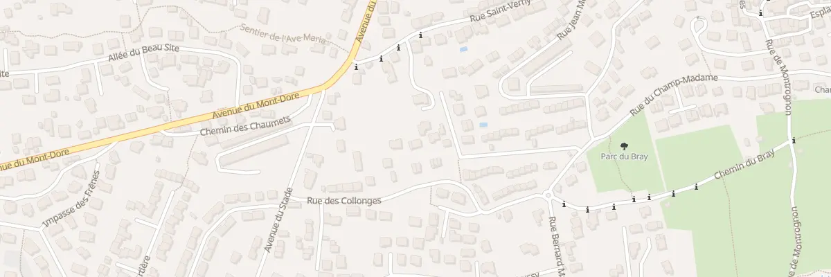 Plan du 50 Rue des Collonges à Beaumont