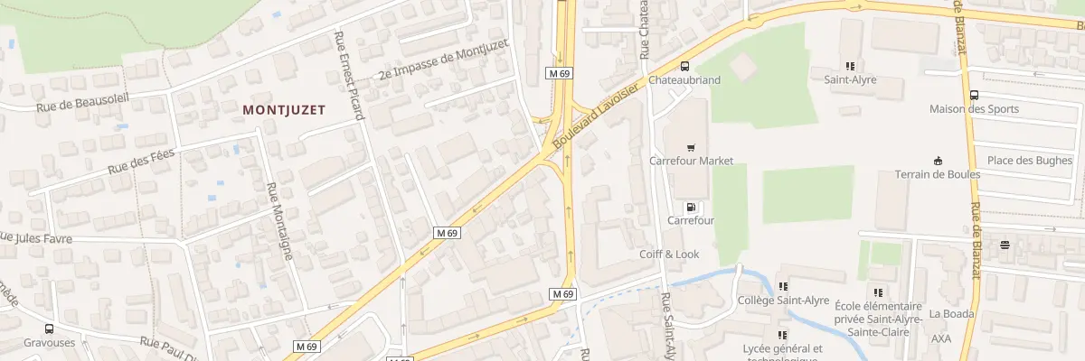 Plan du 53 Bd Lavoisier à Clermont-Ferrand
