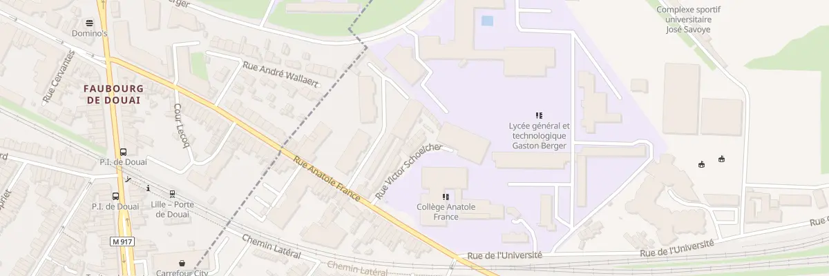 Plan du 8 Rue Victor Schoelcher à Ronchin