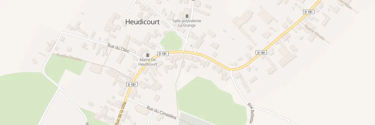 Plan du 1 Rue de Révelon à Heudicourt