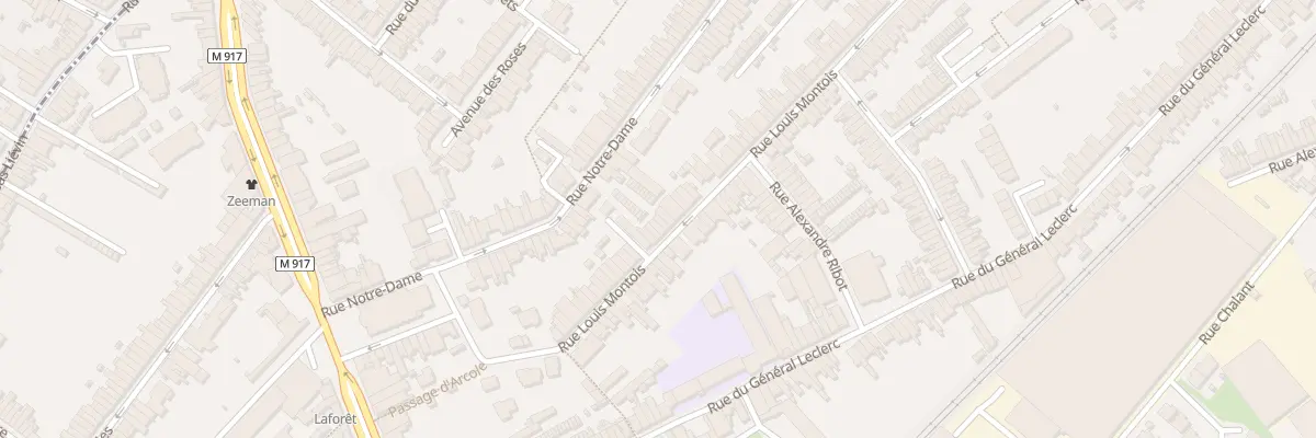 Plan du 55 Rue Louis Montois à Ronchin