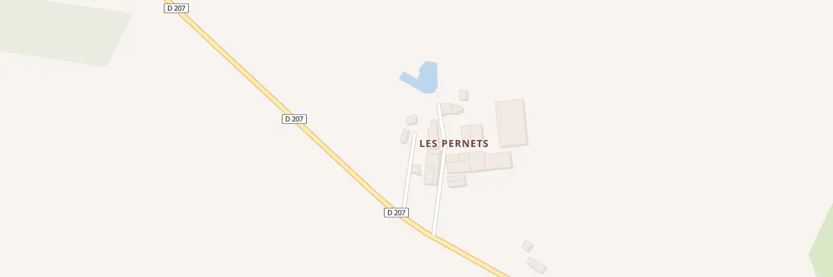 Plan du 173 Les Pernets à Villeneuve-les-Genêts