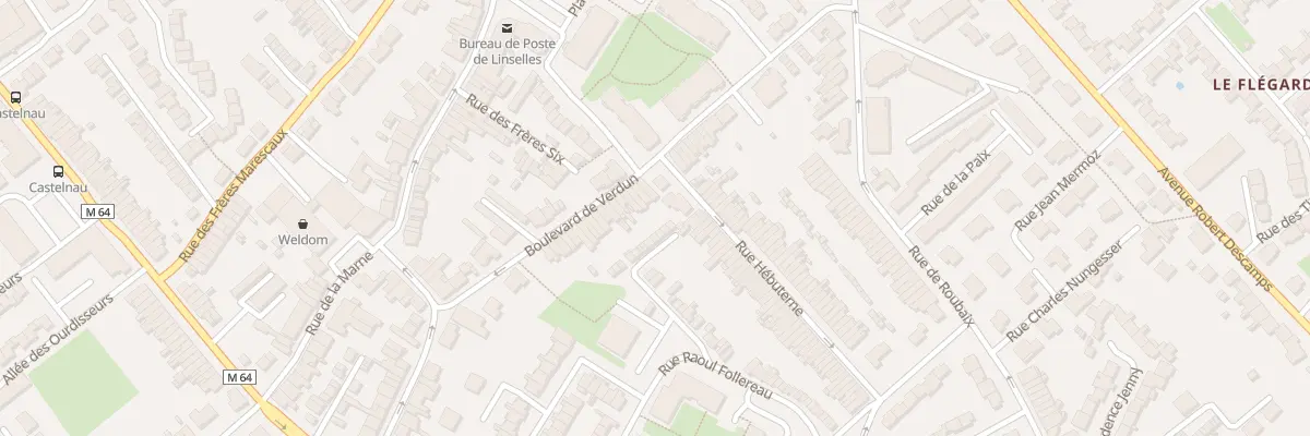 Plan du 29 Bd de Verdun à Linselles