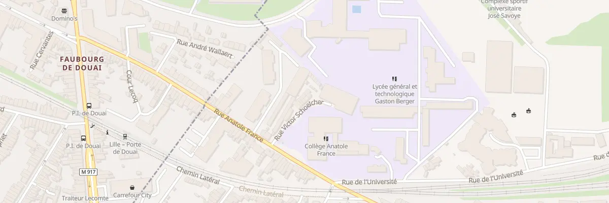 Plan du 4 Rue Victor Schoelcher à Ronchin