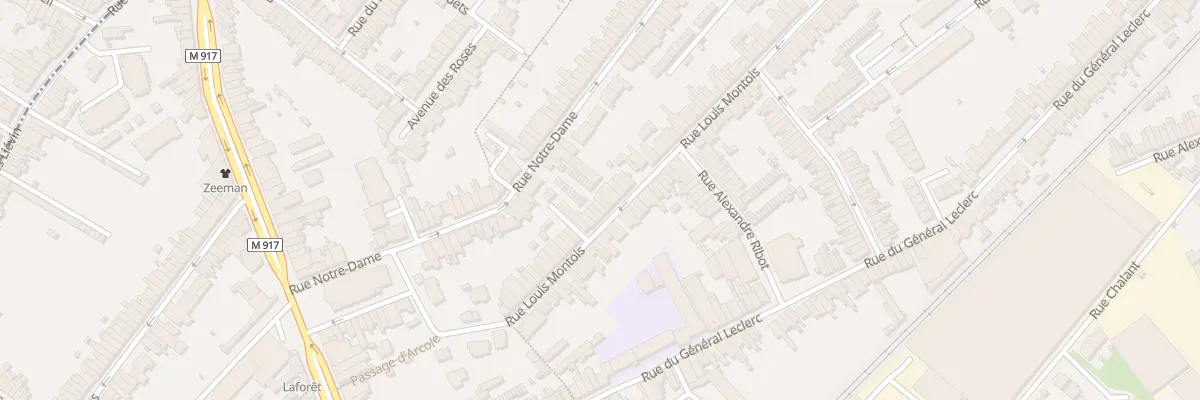 Plan du 57 Rue Louis Montois à Ronchin