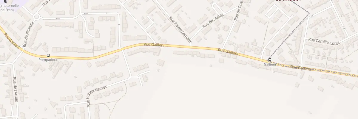 Plan du 583 Rue Gallieni à Lambres-lez-Douai
