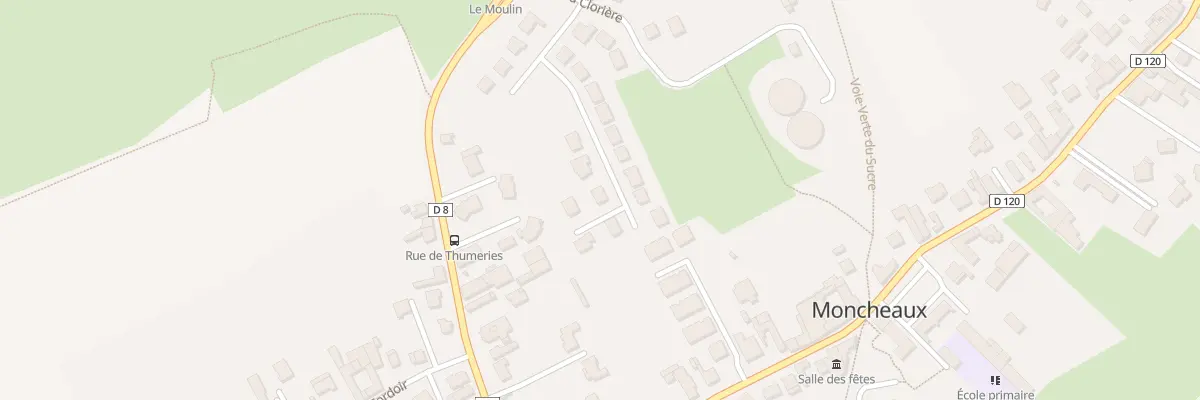 Plan du 498 Rue de la Cloriere à Moncheaux