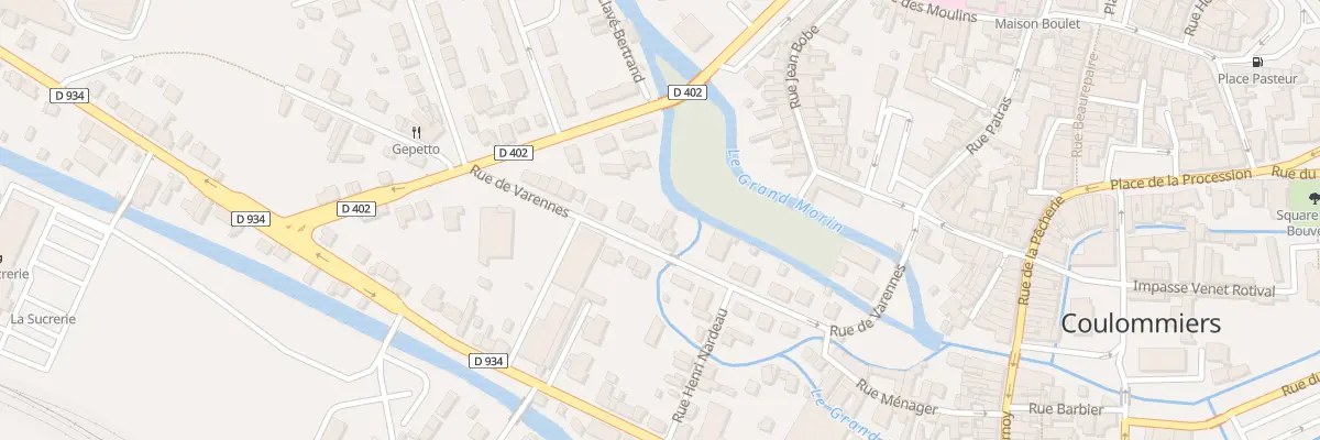 Plan du 20B Rue de Varennes à Coulommiers