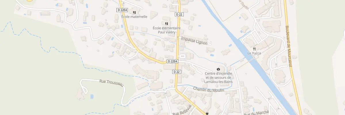 Plan du 7 Av de la République à Lamalou-les-Bains