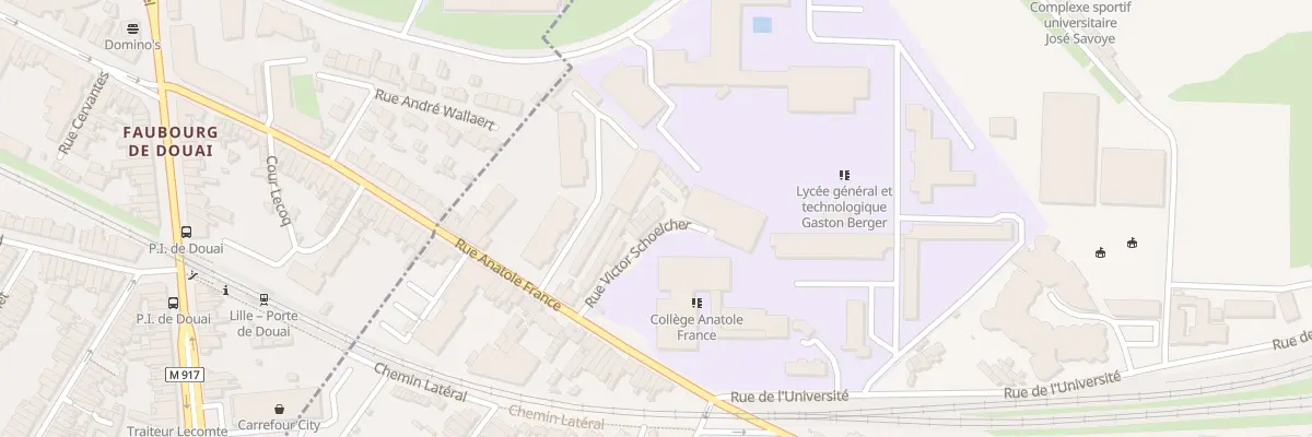 Plan du 5 Rue Victor Schoelcher à Ronchin