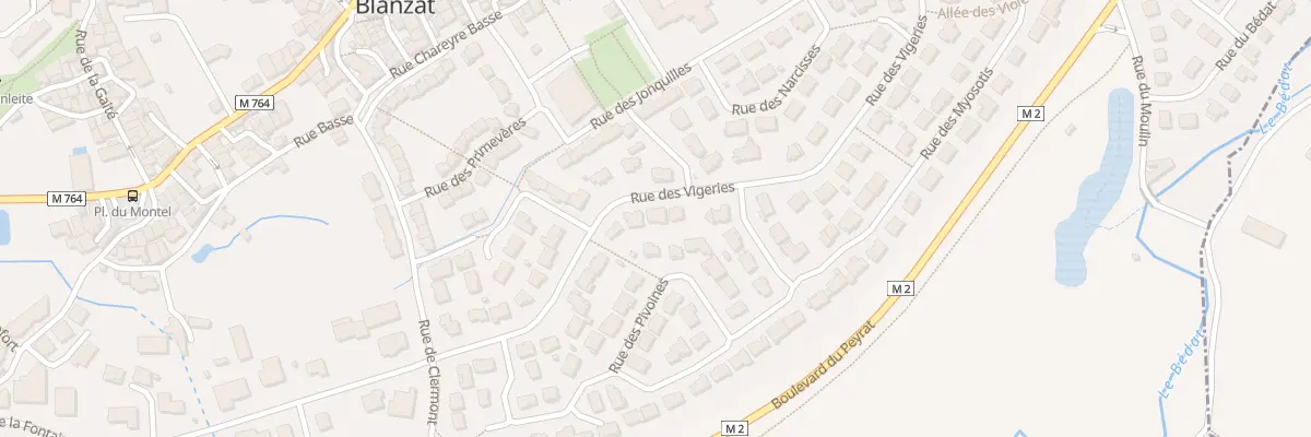 Plan du 218 Rue des Vigeries à Blanzat