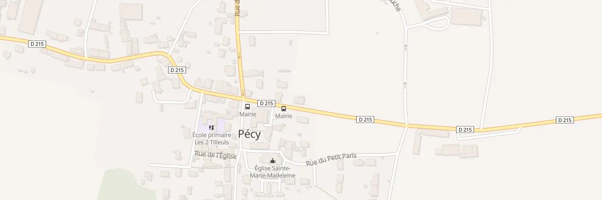 Plan du 29 Rue du Général de Gaulle à Pécy