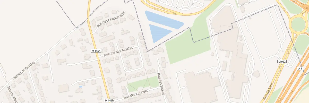 Plan du 28 Rue des Saules à Vendeville