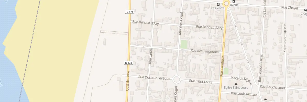 Plan du 33 Rue des Forgerons à Fourchambault