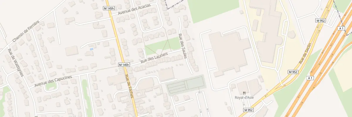 Plan du 30 Rue des Lauriers à Vendeville