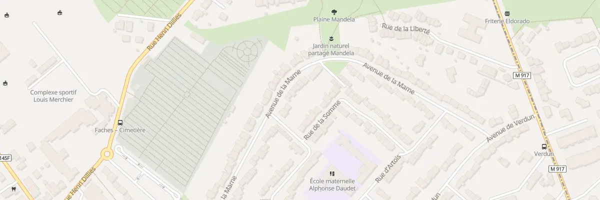 Plan du 44 Rue de la Marne à Faches-Thumesnil