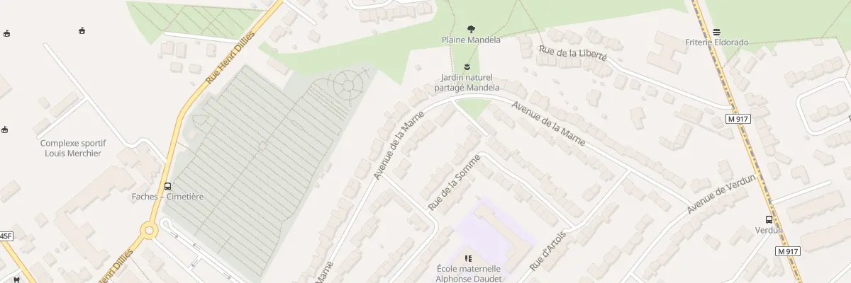 Plan du 48 Rue de la Marne à Faches-Thumesnil