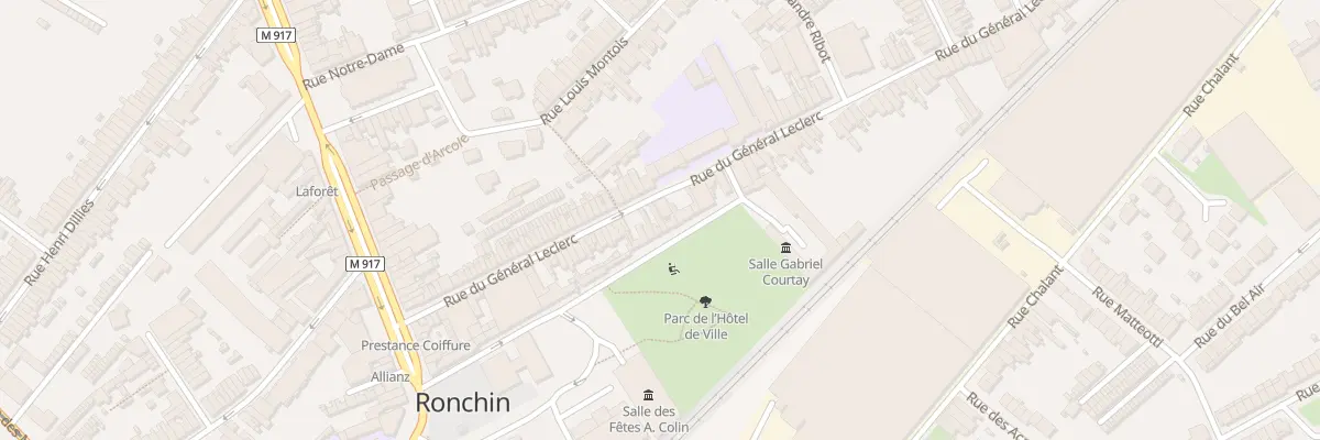 Plan du 46 Rue du Général Leclerc à Ronchin