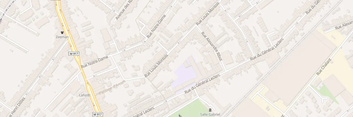 Plan du 38 Rue Louis Montois à Ronchin