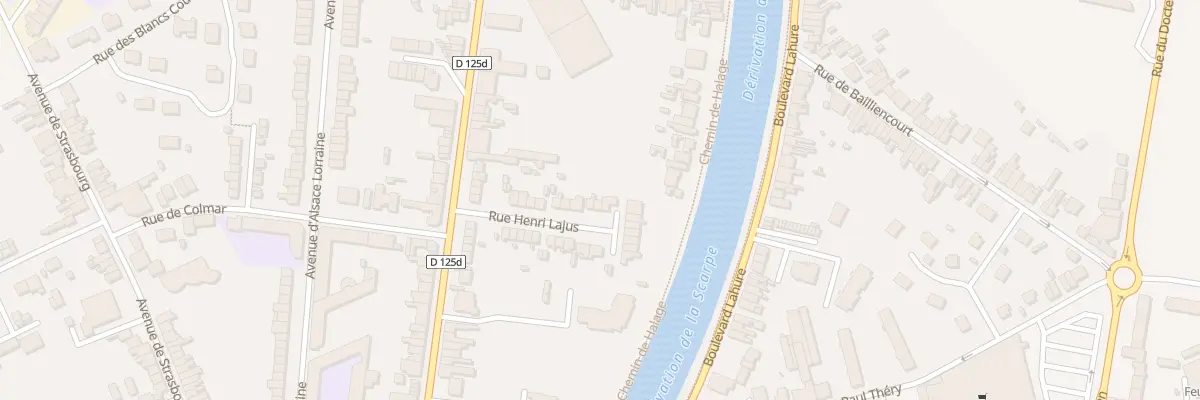 Plan du 107 Rue Henri Lajus à Douai