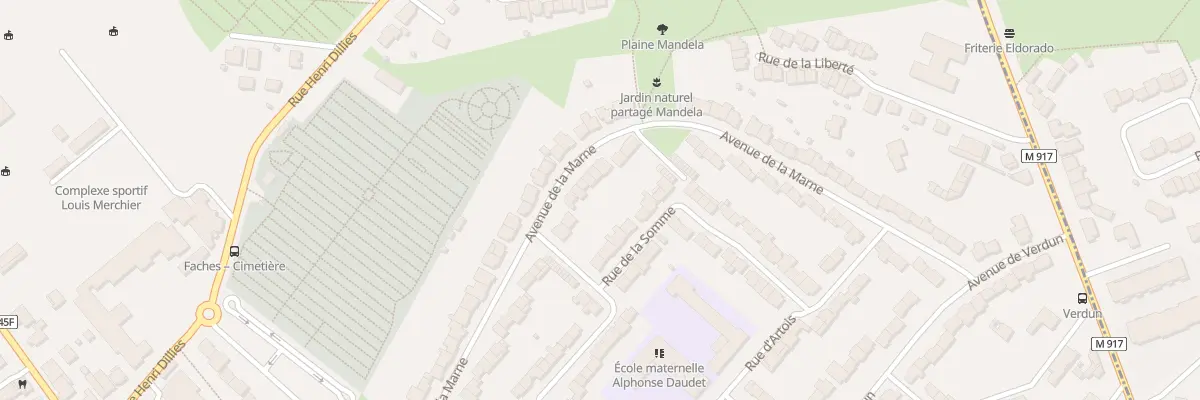 Plan du 46 Rue de la Marne à Faches-Thumesnil