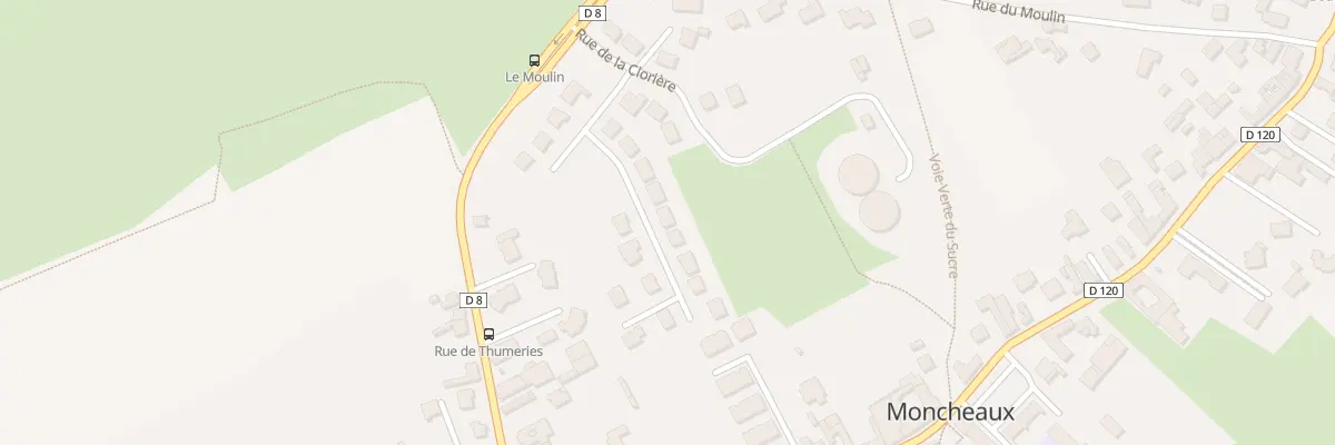 Plan du 427 Rue de la Cloriere à Moncheaux