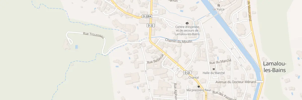 Plan du 15 Av de Capus à Lamalou-les-Bains