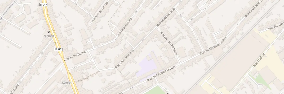 Plan du 44 Rue Louis Montois à Ronchin