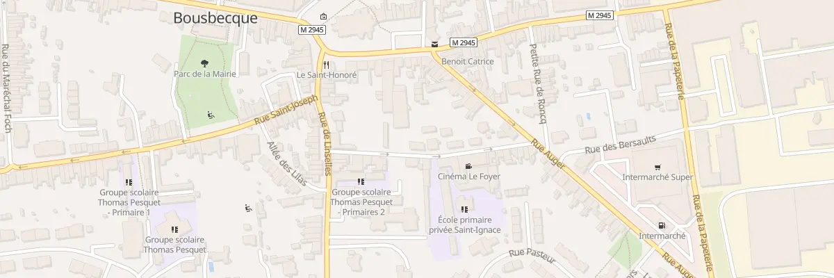 Plan du 5049 Rue des Bersaults à Bousbecque