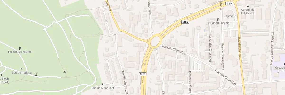 Plan du 45 Rue des Chanelles à Clermont-Ferrand