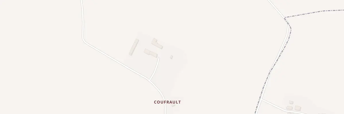 Plan du 6 Coufrault à Douchy-Montcorbon