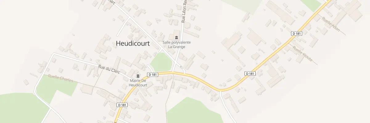 Plan du 2 Rue de Révelon à Heudicourt