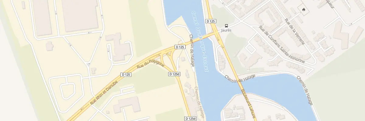 Plan du 1330 Rue du Polygone à Douai