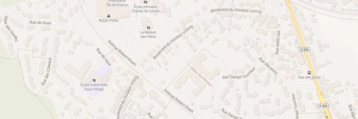 Plan du 39 Bd du Docteur Lorimy à Coulommiers