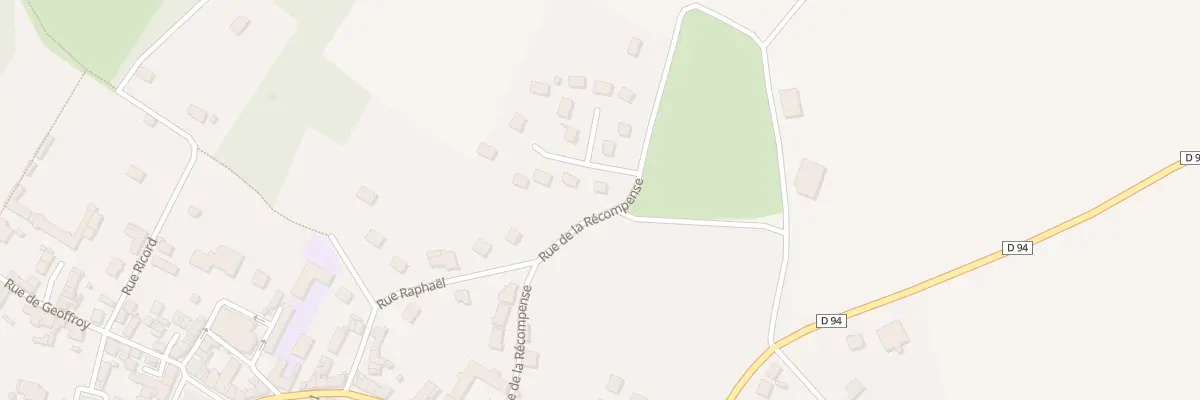 Plan du 1 All du Buisson de Cerfroid à Crouy-sur-Ourcq