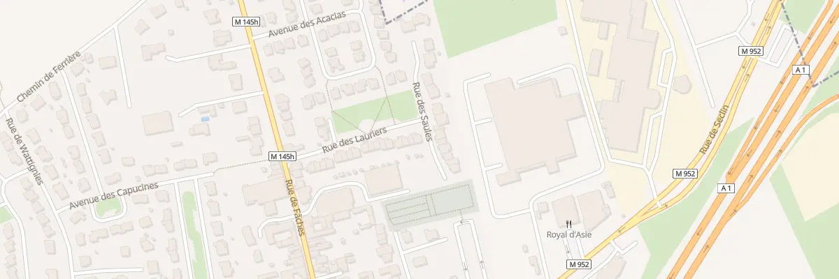 Plan du 34 Rue des Lauriers à Vendeville