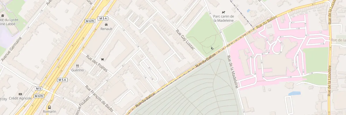 Plan du 225 Rue du Ballon à La Madeleine