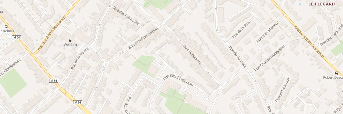 Plan du 18 Rue d’Hébuterne à Linselles
