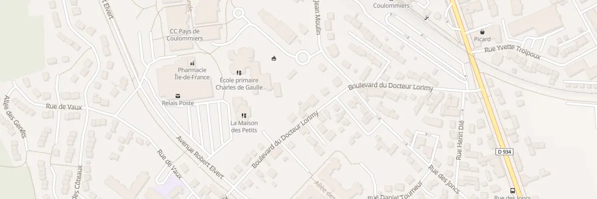 Plan du 22 Bd du Docteur Lorimy à Coulommiers