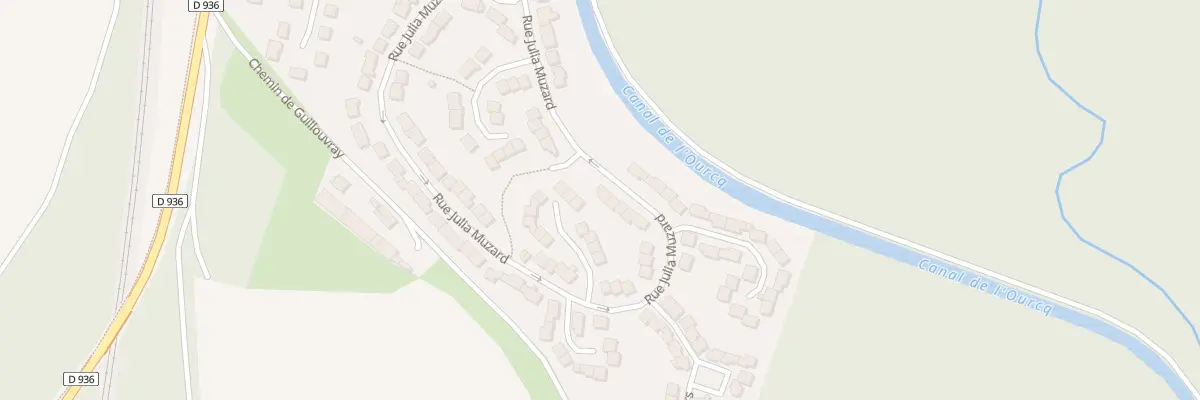 Plan du 16 Rue Julia Muzard à Mareuil-sur-Ourcq
