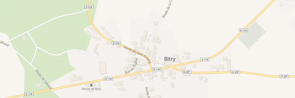 Plan du 2 Rte de la Chapelle à Bitry