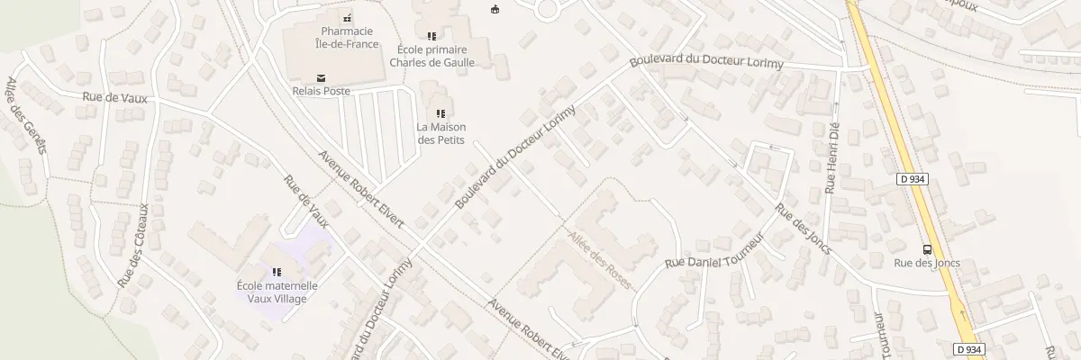 Plan du 35 Bd du Docteur Lorimy à Coulommiers