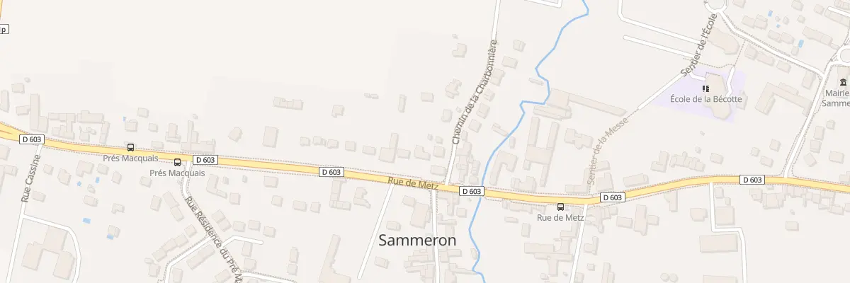 Plan du 52B Rue de Metz à Sammeron