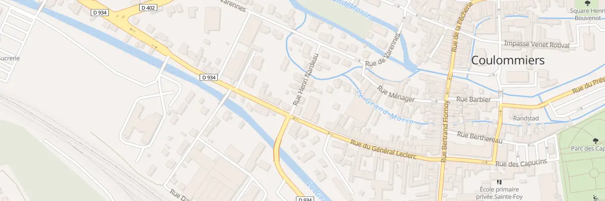 Plan du 4 Rue Henri Nardeau à Coulommiers