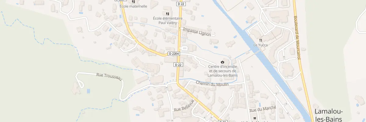Plan du 8 Av de la République à Lamalou-les-Bains