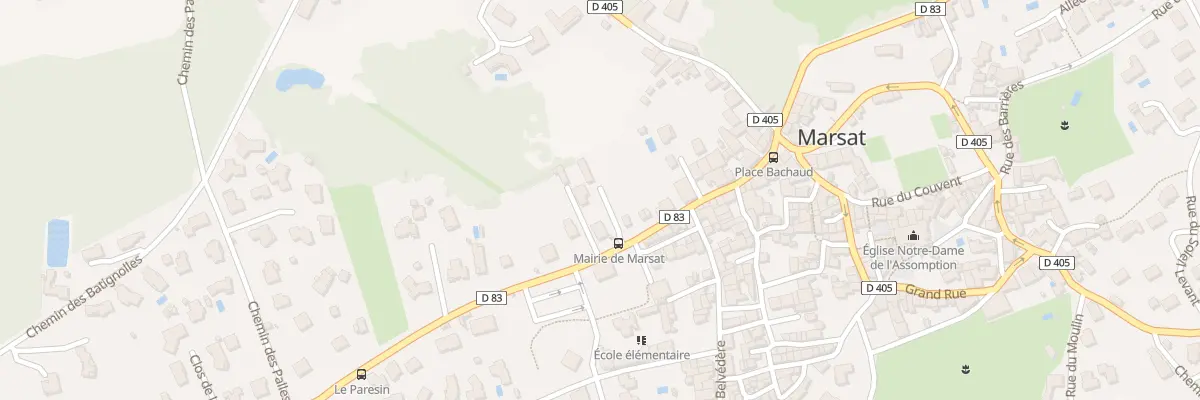 Plan du 11 Rue du Coudet à Marsat
