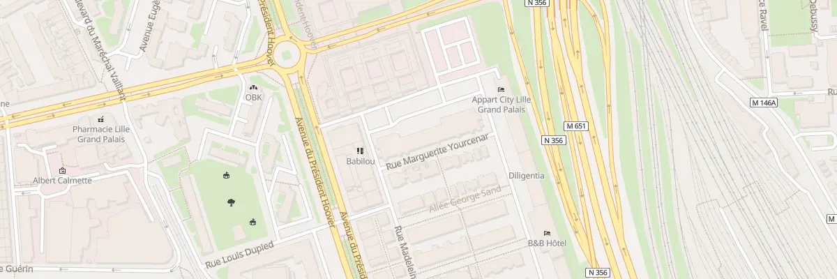 Plan du 57 Rue Marguerite Yourcenar à Lille