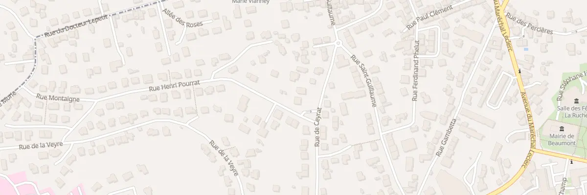 Plan du 33 Rue de Ceyrat à Beaumont