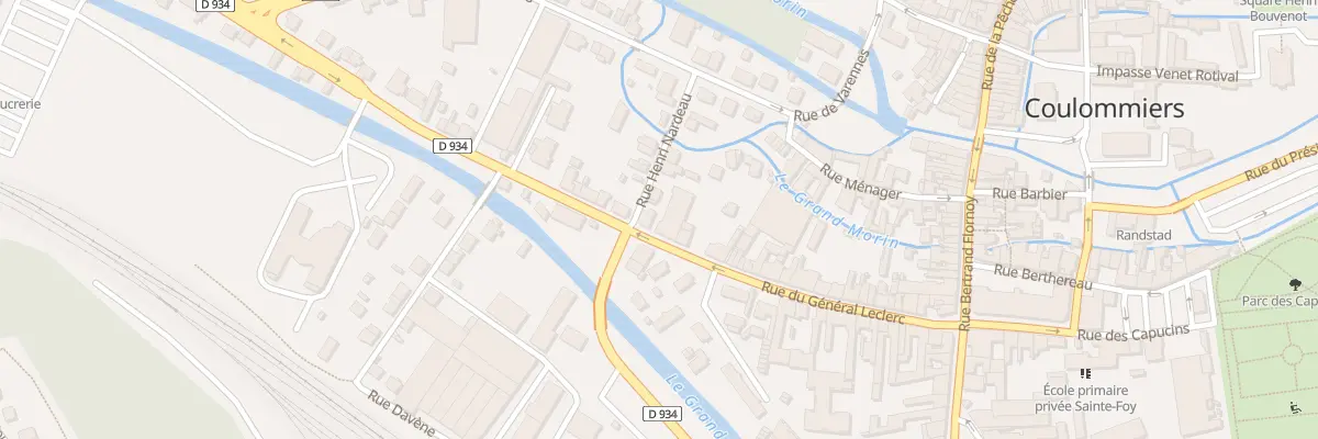 Plan du 44 Rue du General Leclerc à Coulommiers